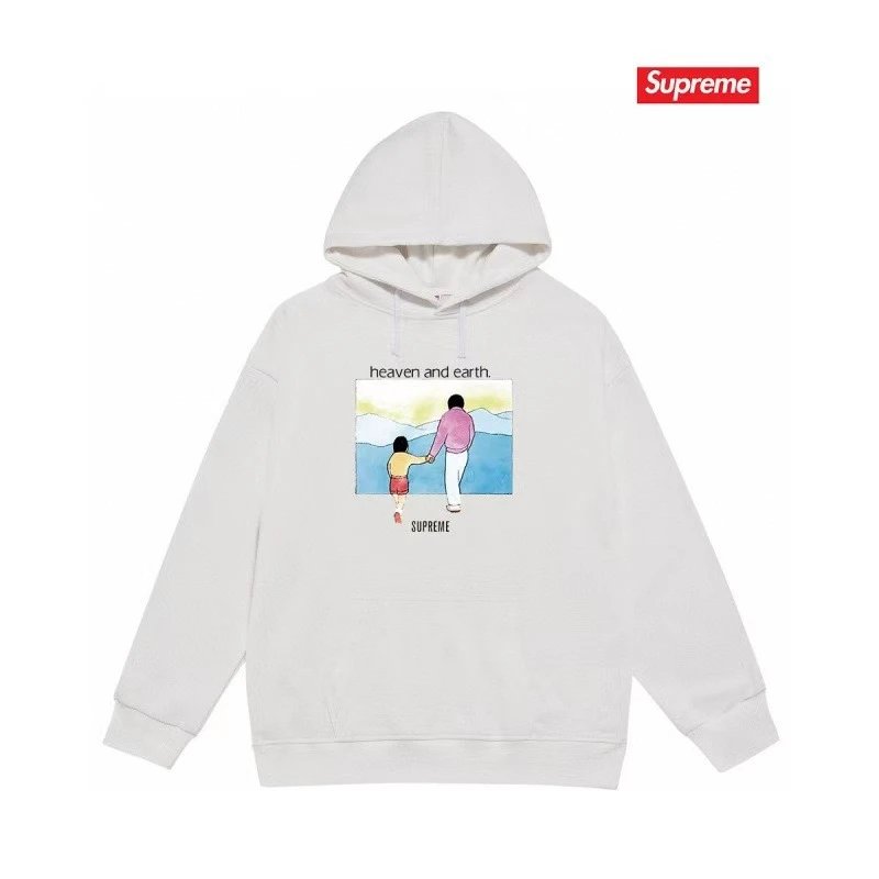 Supreme Firecracker Graphic Hoodie Gray - 33