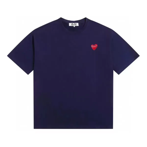 Comme des Garçons Play Heart Logo Yellow T-Shirt - 7