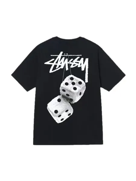 Stussy Dice Print T-Shirt Red - 9