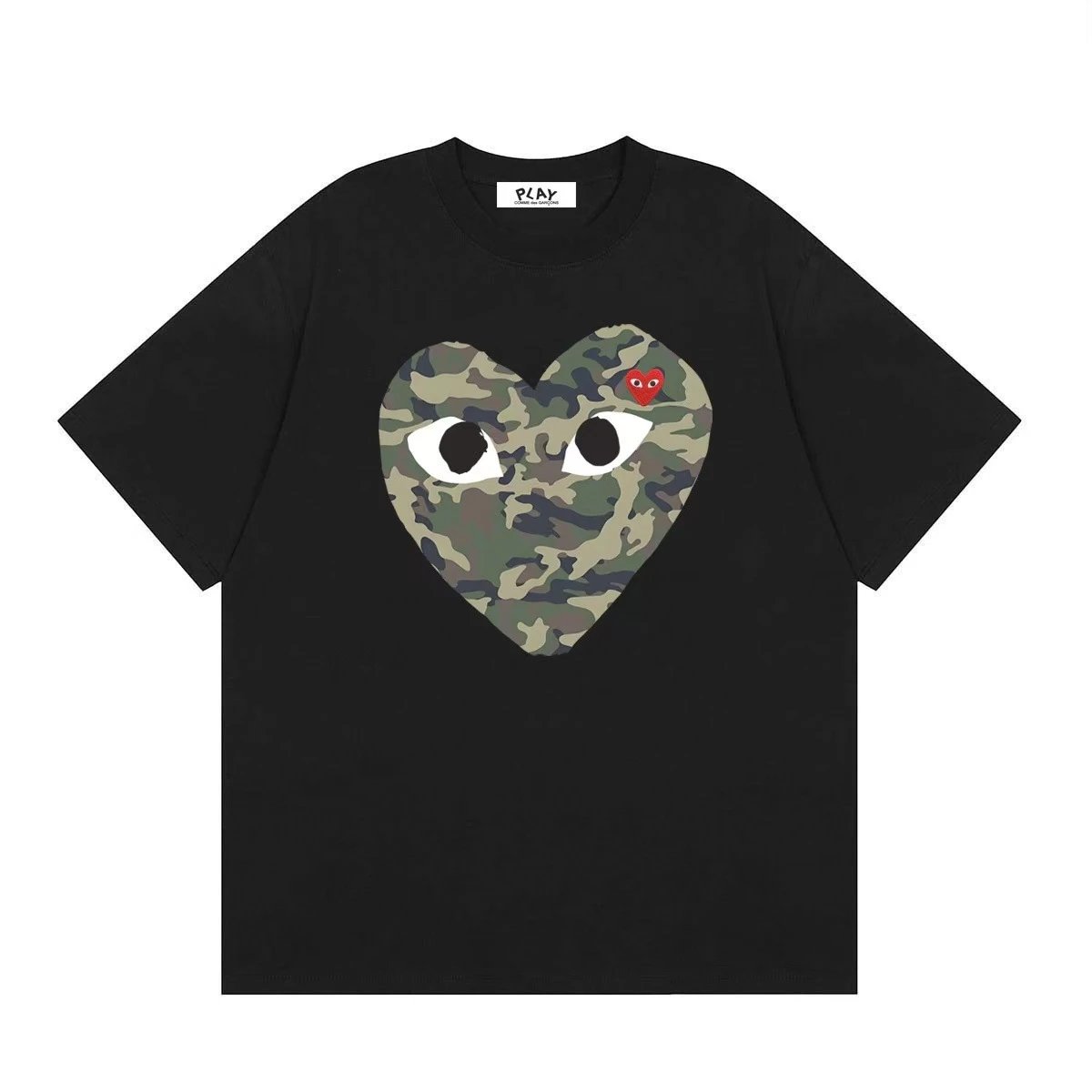 Comme des Garçons Play Polka Dot Heart White T-Shirt - 19