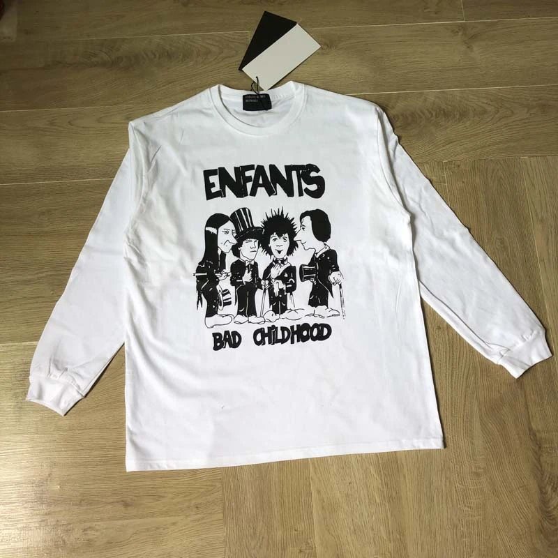 Enfants Riches Déprimés Bad Childhood Long Sleeve T-Shirt White
