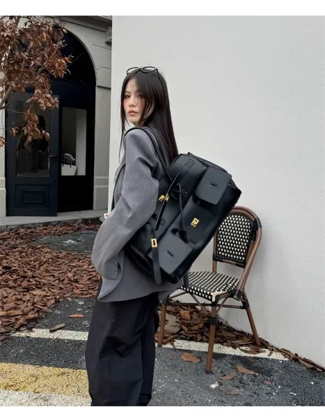 Celine Triomphe Tote Bag Tan Leather Handbag - 6