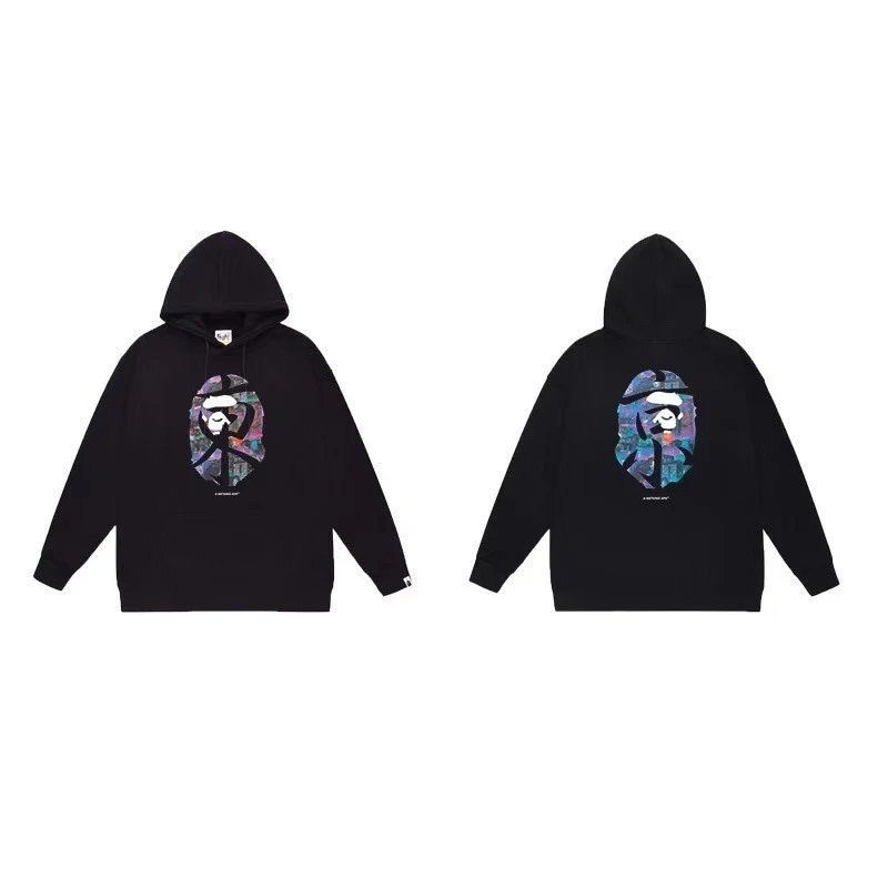 A Bathing Ape x Sesame Street Baby Milo Hoodie Black - 9