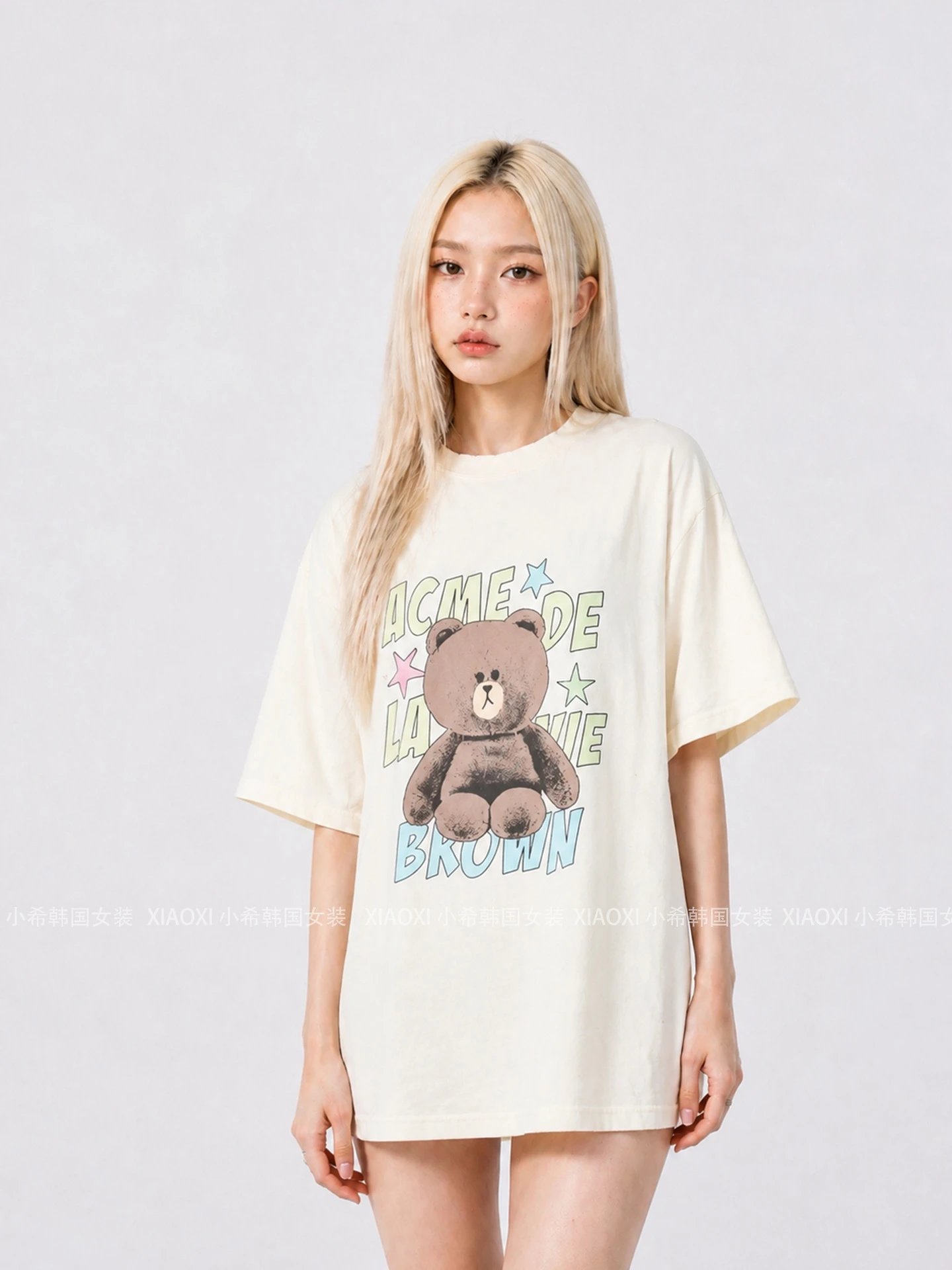 Design ACME DE LA VIE ADLV Bear Graphic T-Shirt Black T-Shirts - 5