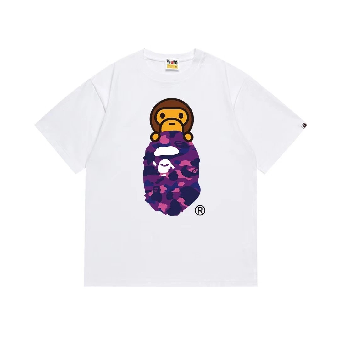 A Bathing Ape x Coca-Cola Classic Ape Drinking Bottle White T-Shirt - 8