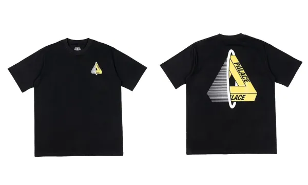 Palace Skateboards Palace Tri-Force Triangle Logo White T-Shirt T-Shirts - 13
