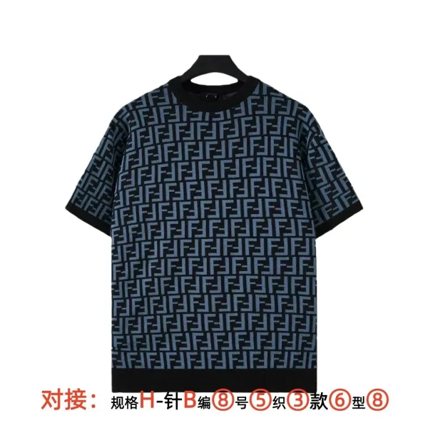 Fendi Monster Eyes Logo T-Shirt Black - 8