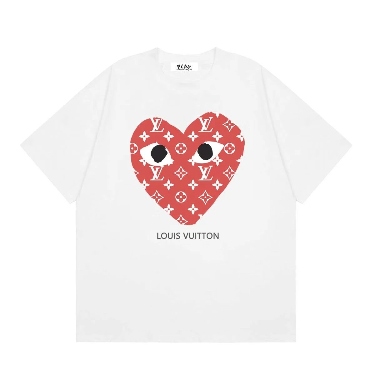 Comme des Garçons Play Polka Dot Heart White T-Shirt - 20
