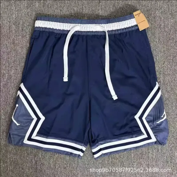 Air Jordan Basketball Shorts Navy with White Trim - 1
