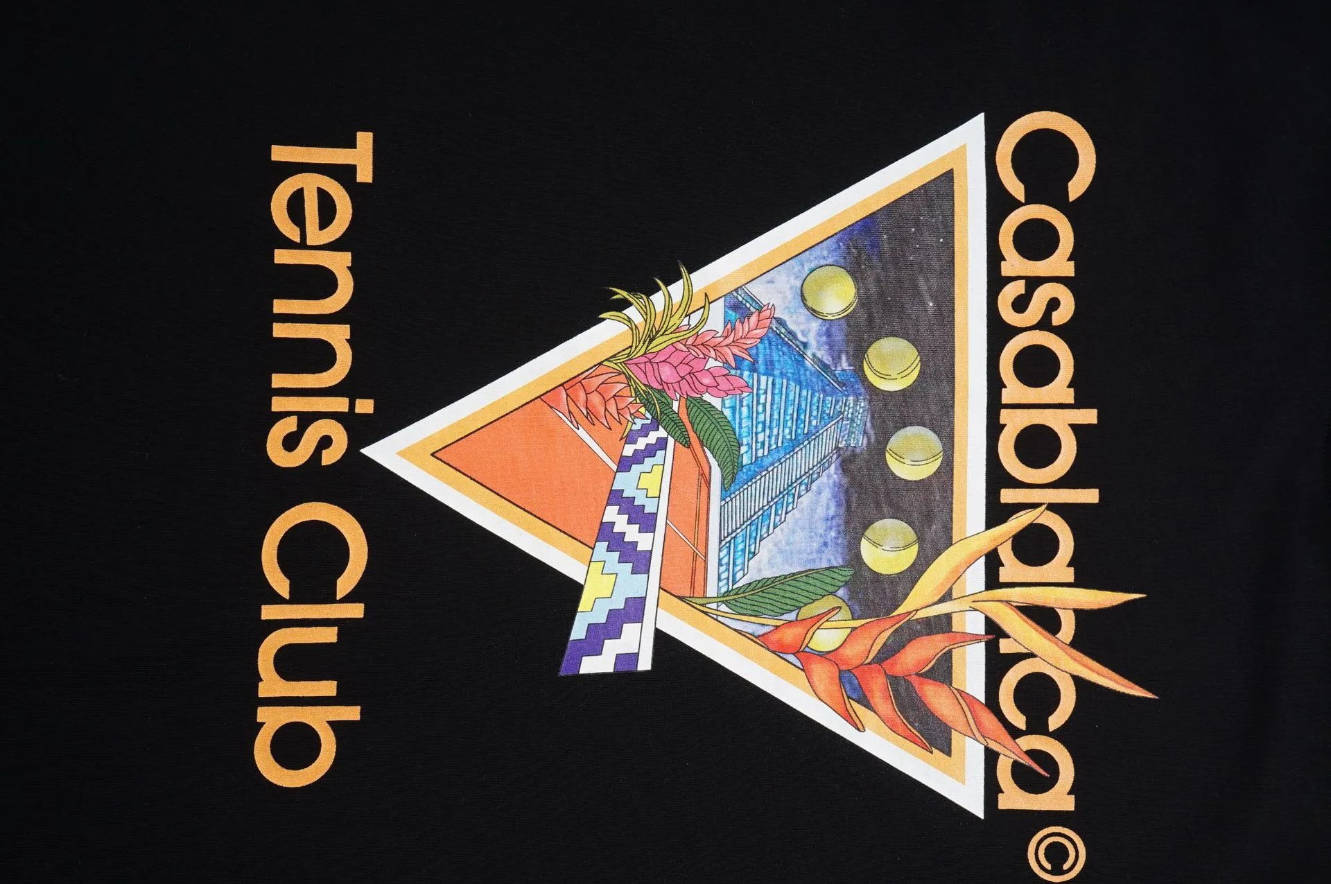 Casa Équipement Sportif Graphic Print Black T-Shirt - 10