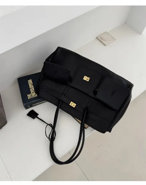 Celine Triomphe Tote Bag Tan Leather Handbag - 27