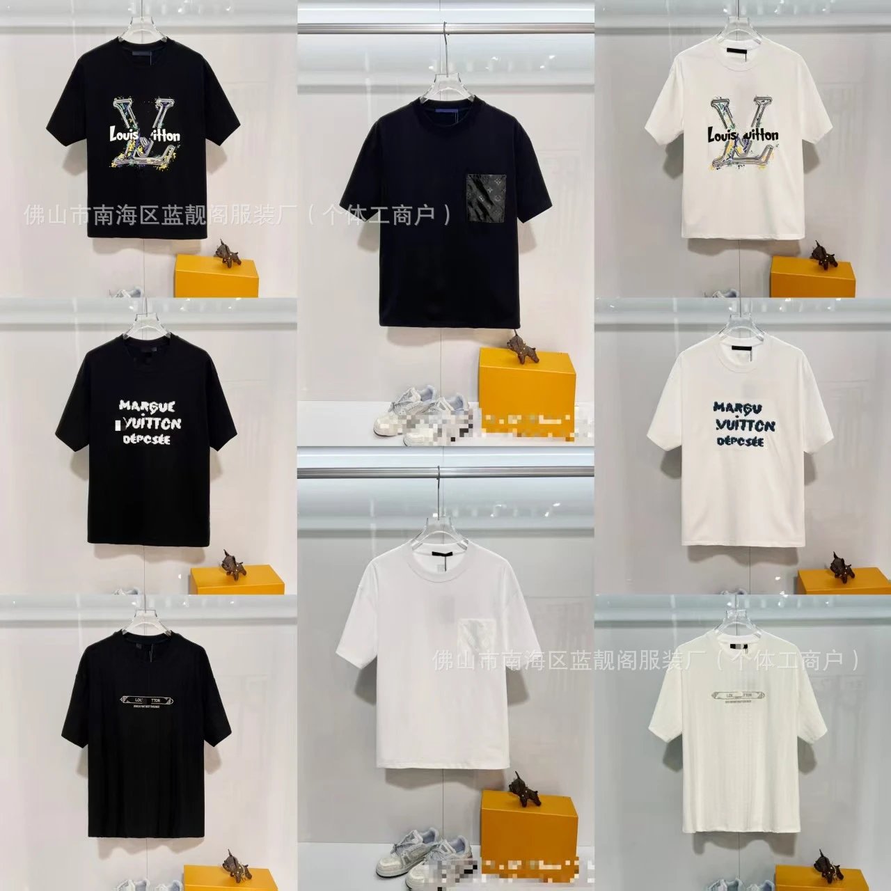 Louis Vuitton Script Logo Black T-Shirt - 4