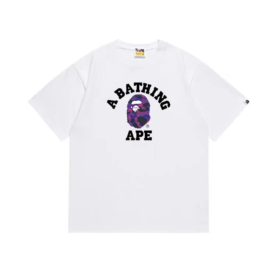A Bathing Ape x PUBG Mobile Together Strong Camo Print White T-Shirt - 32