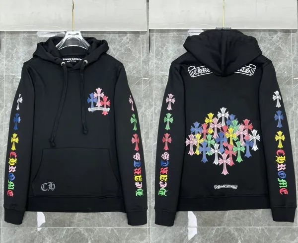 Chrome Hearts Spiderweb Hoodie Pink - 11
