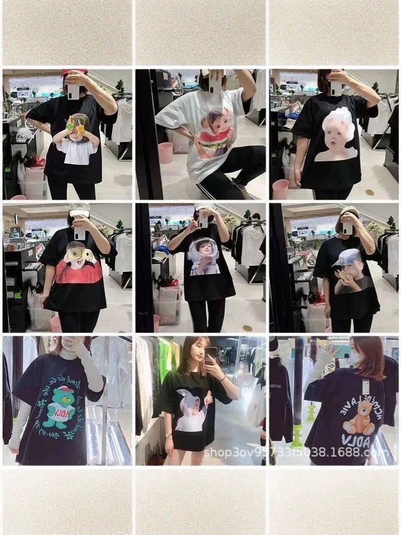 Acne Studios Donut Bear Graphic T-Shirt White - 10