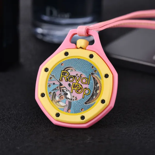 Design Royal Pop Rainbow Octagon White Quartz Watch Watches - 3