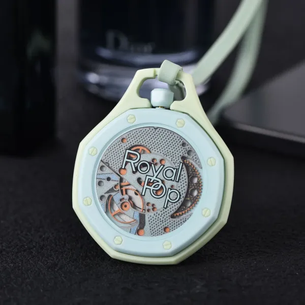 Design Royal Pop Rainbow Octagon White Quartz Watch Watches - 5