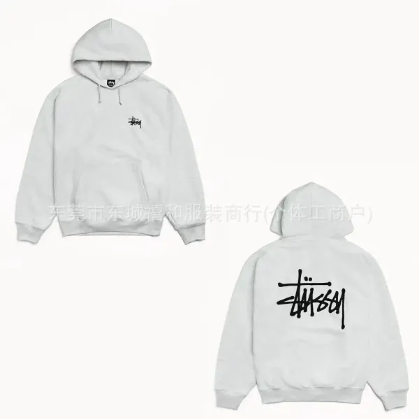 Stussy Logo Hoodie Navy - 18