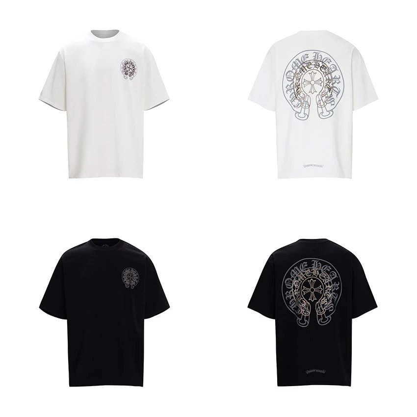 Chrome Hearts Scroll Banner White T-Shirt - 26