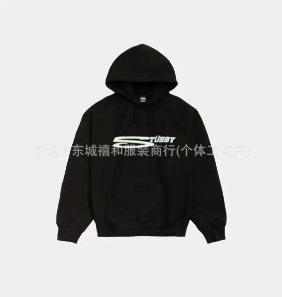 Stussy Logo Hoodie Navy - 22