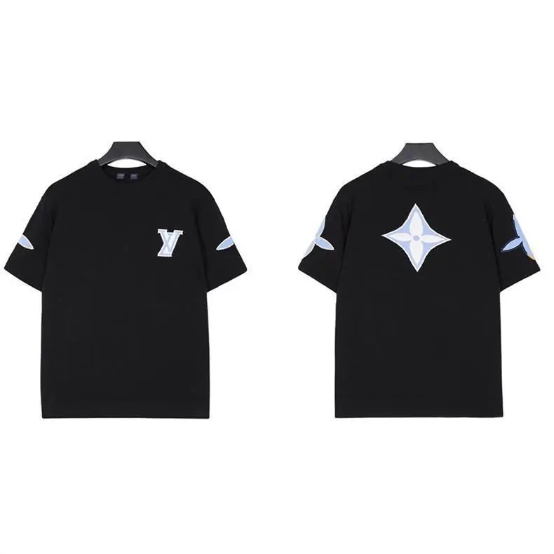 Design Abstract Face Graphic Black T-Shirt - 13