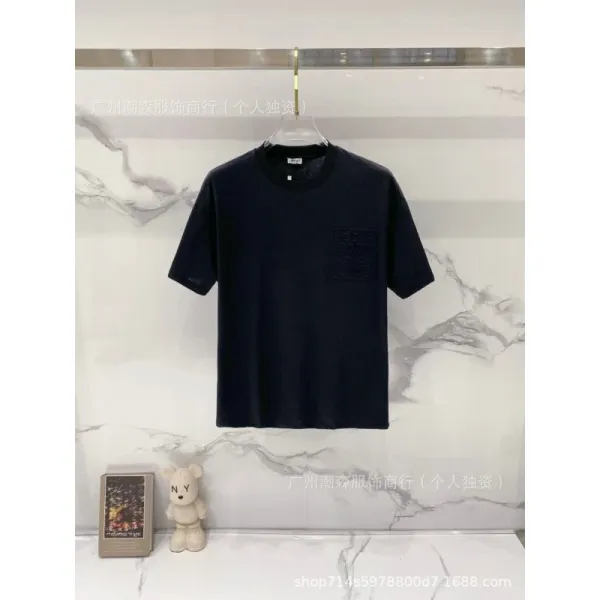 Loewe Puzzle Pocket T-Shirt Navy - 1
