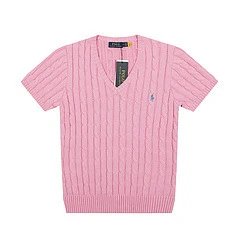 Polo Ralph Lauren Cable Knit V-Neck Sweater Gray - 45