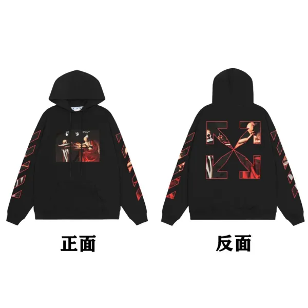 Off-White Caravaggio Hoodie Black - 1