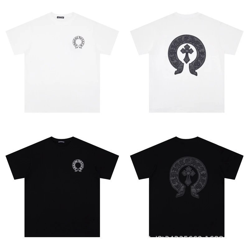 Chrome Hearts Floral Cross Logo White T-Shirt - 24