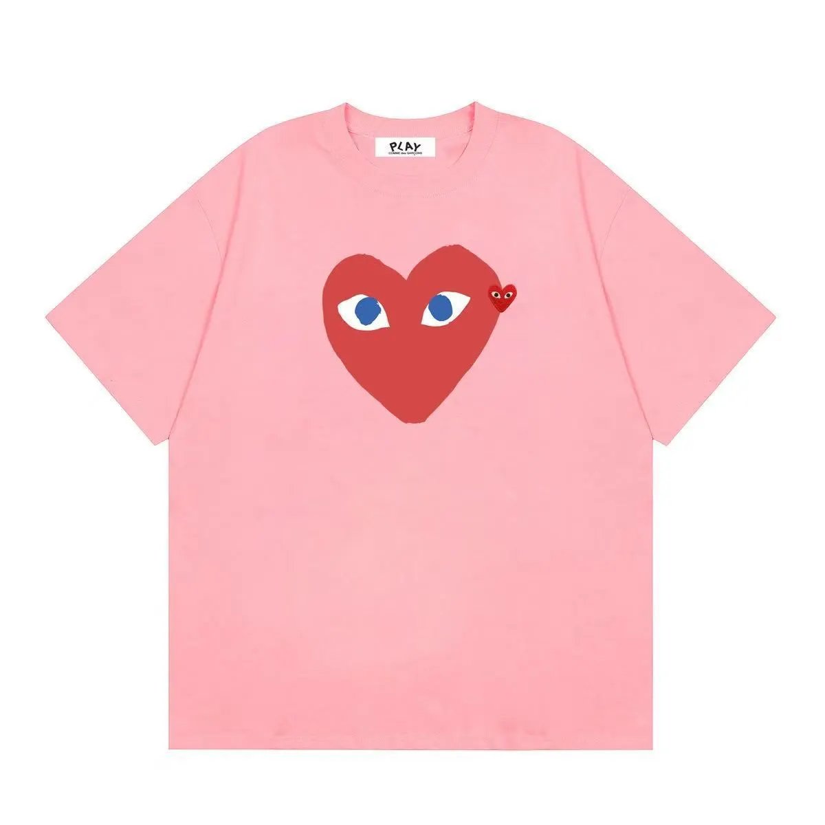 Comme des Garçons Play Polka Dot Heart White T-Shirt - 14