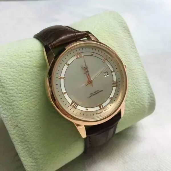 Design Co-Axial Chronometer Black Dial Rose Gold Watch Watches - 12