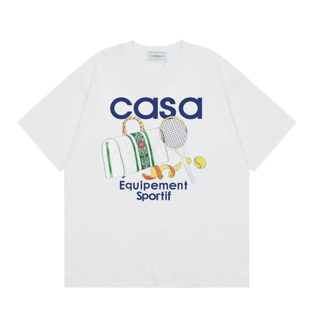 Casablanca Casa Blanca Graphic Print T-Shirt White - 18