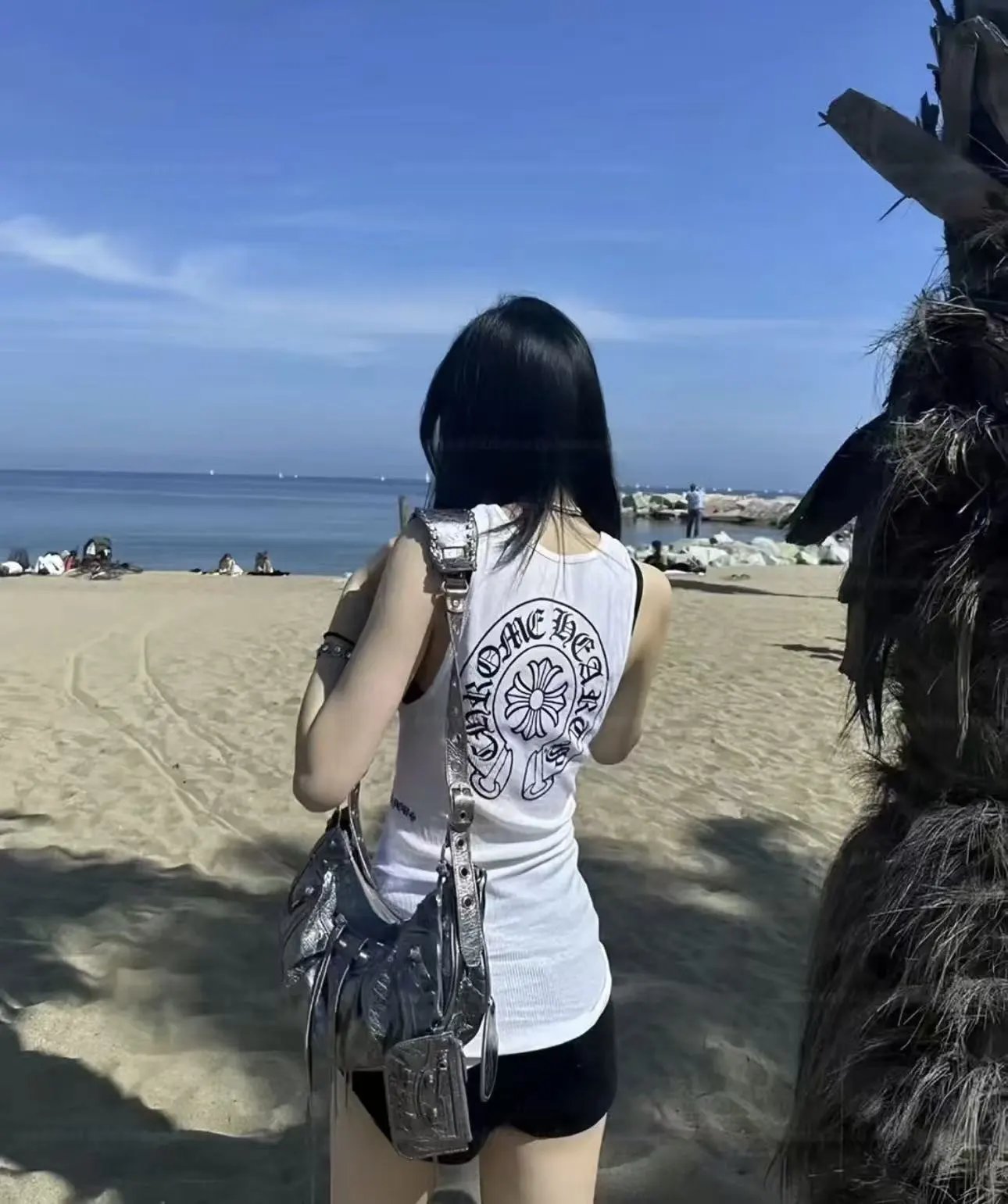 Chrome Hearts Logo Embroidered Black Vest Top - 11