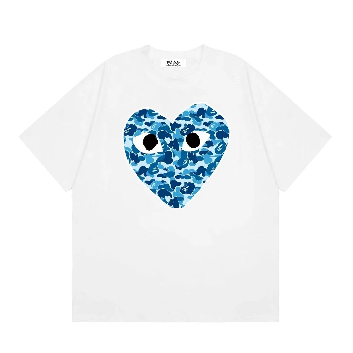 Comme des Garçons Play Polka Dot Heart White T-Shirt - 29