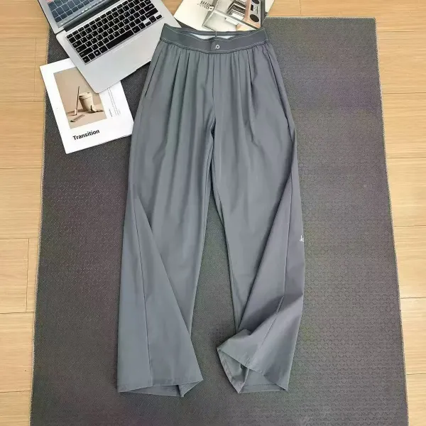 Alo Wide-Leg Lounge Pants Pink - 8