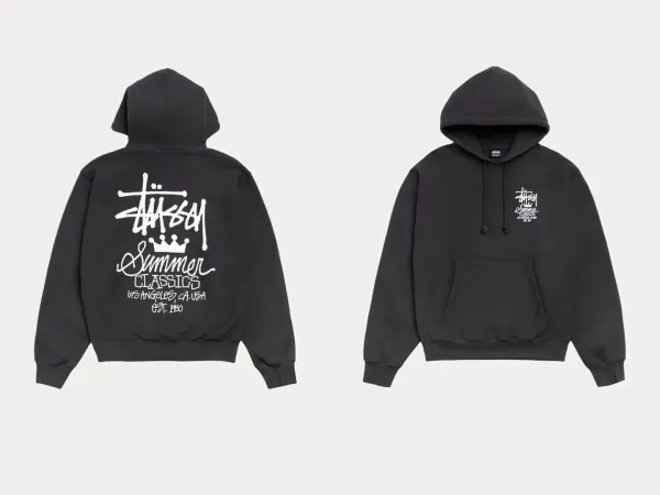 Stussy Logo Hoodie Navy - 31
