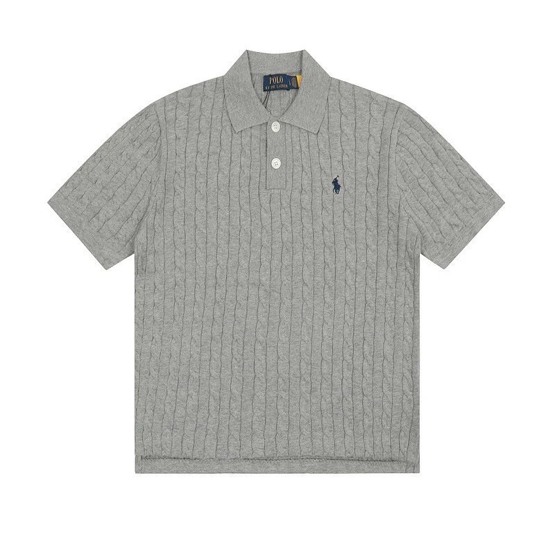 Polo Ralph Lauren Cable Knit Polo White Polo Shirt - 33