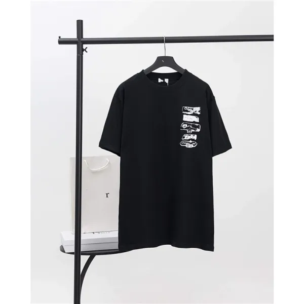 Design Graphic Print Black T-Shirt - 1