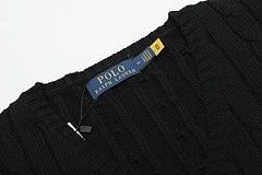 Polo Ralph Lauren Cable Knit V-Neck Sweater Gray - 32