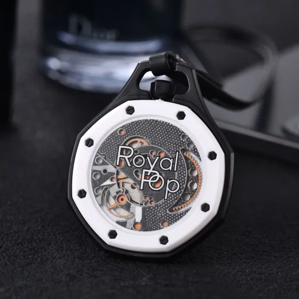 Design Royal Pop Rainbow Octagon White Quartz Watch Watches - 7