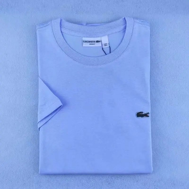 Lacoste Classic Croc Logo T-Shirt Pale Yellow - 11