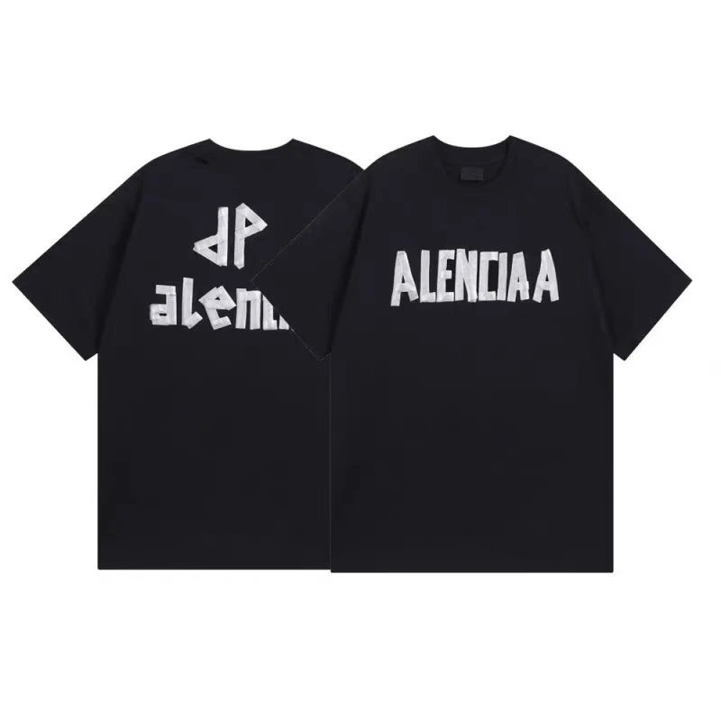 Balenciaga Logo Print T-Shirt White - 8