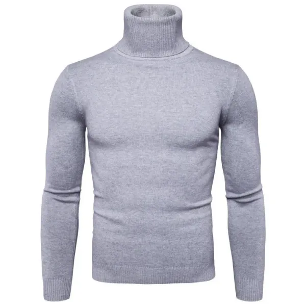 Design Turtleneck Sweater White - 6