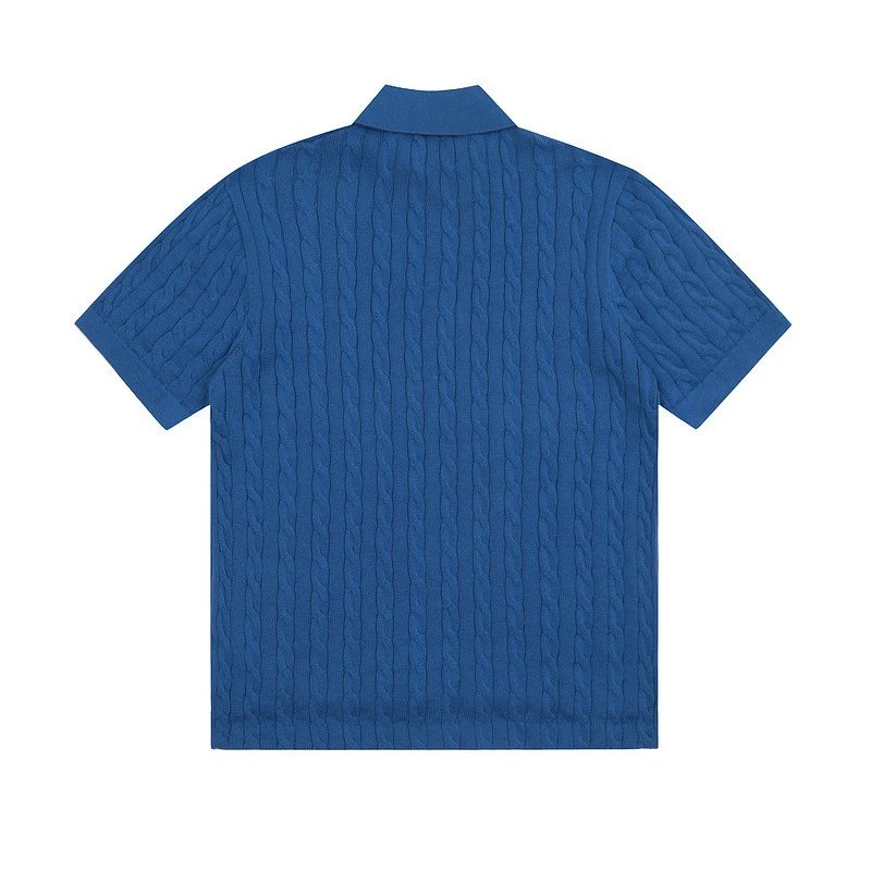 Polo Ralph Lauren Cable Knit Polo White Polo Shirt - 40