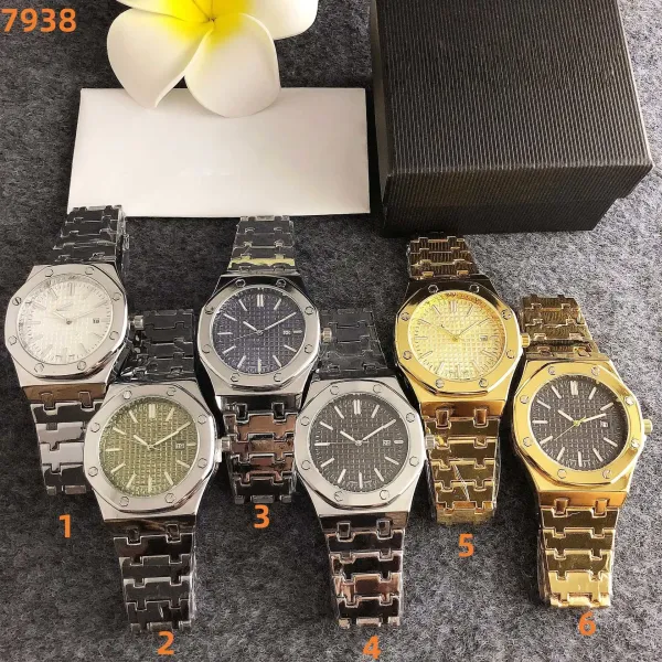 Audemars Piguet Royal Oak White Dial Silver Watch Watches - 12