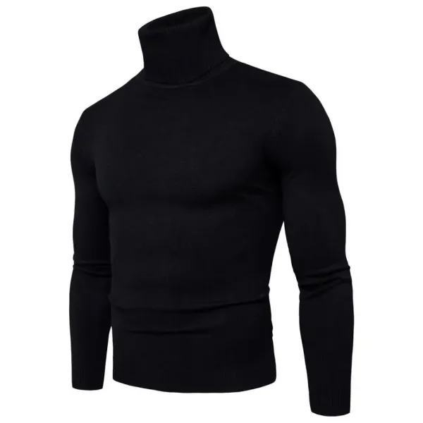 Design Turtleneck Sweater White - 12