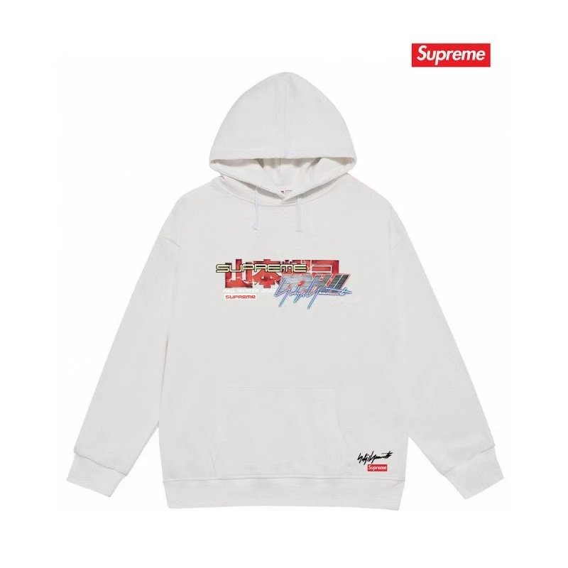 Supreme Firecracker Graphic Hoodie Gray - 21