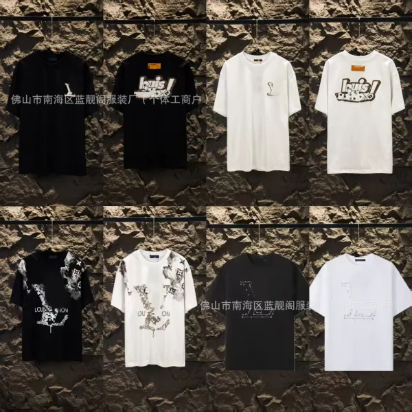 Design Abstract Print Black T-Shirt - 3