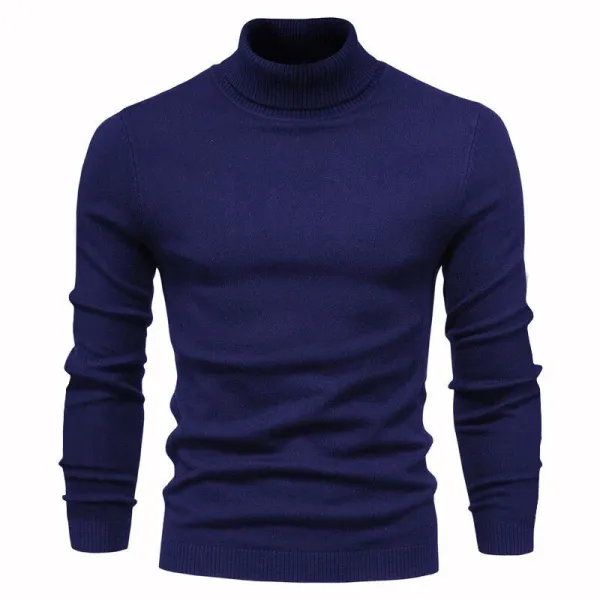 Design Turtleneck Sweater White - 20