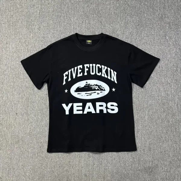 Design Five Fuckin Years Black T-Shirt - 1